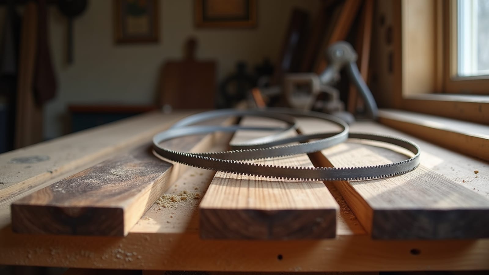Bandsaw Blade Tension: Why the Gauge Isn't an Instrument (and How to Measure Stretch)