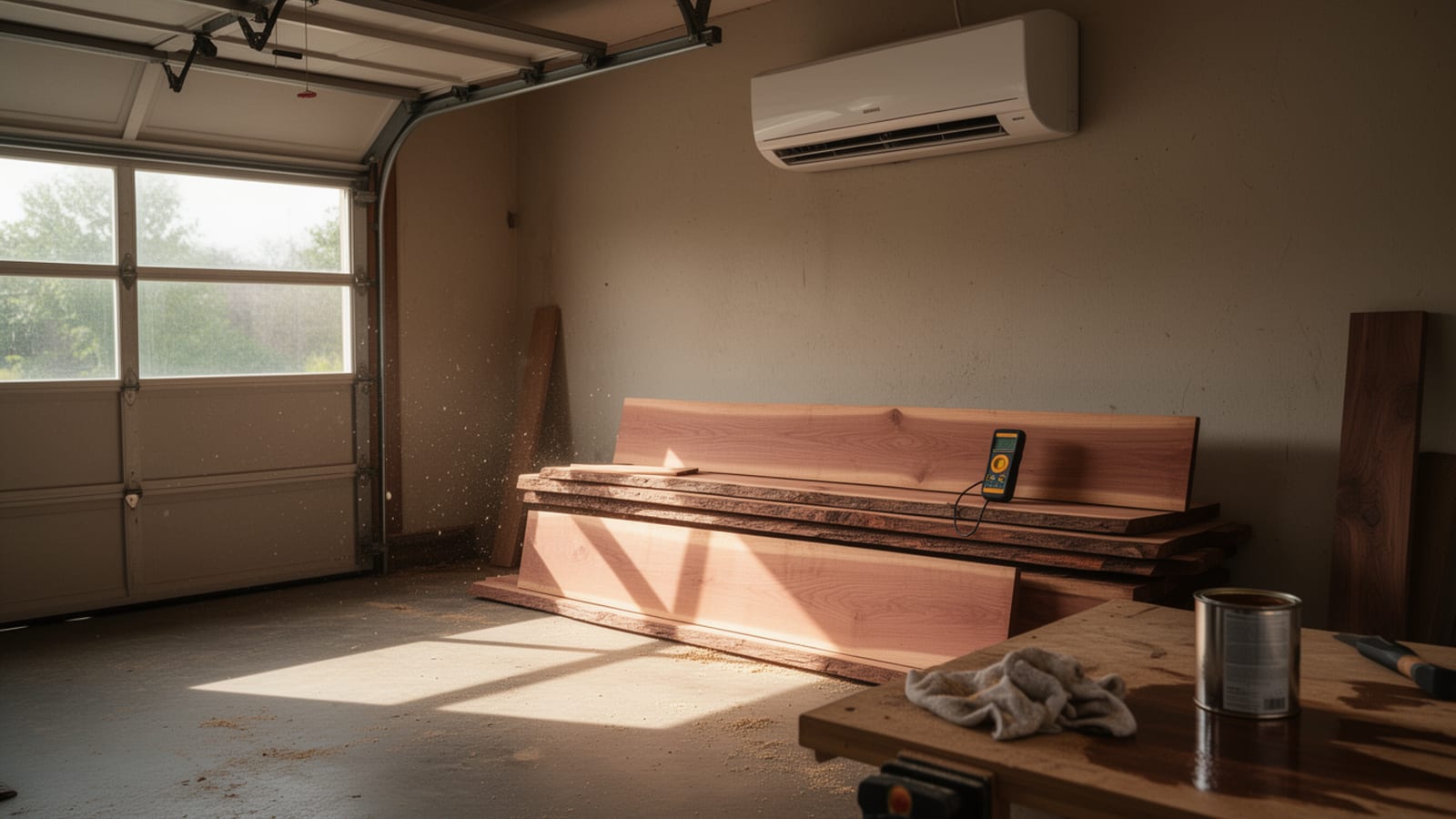 Mini-Split for a Garage Woodshop: BTU Sizing, Install Cost, and Runtime vs. a Space Heater