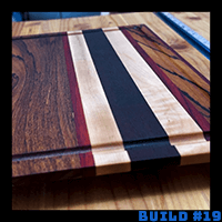 19 | Step-by-Step Face Grain Cutting Board Build with Juice Grooves