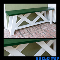 Let's build an outdoor garden bench! #woodworking #asmr #diy | Ep. #27