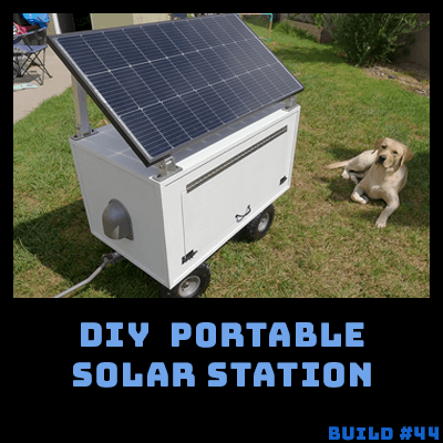 Portable Solar Station Build - Relaxing DIY Woodworking in the Garage