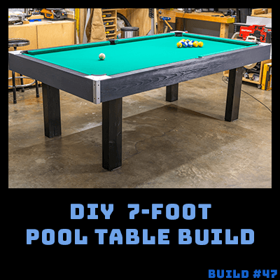 DIY 7-Foot Pool Table Build - Relaxing Garage Woodworking