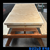 Sandbox Bench Build - Relaxing Garage Woodworking