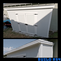 How I built a Narrow 11"×3"  Lean-To Shed With Shelves | Storage | #54
