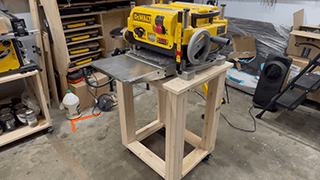 14 | Building Planer Cart from Scraps! | Polidact Woodworking