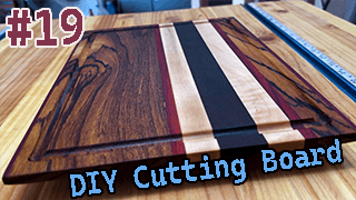 19 | Step-by-Step Face Grain Cutting Board Build with Juice Grooves