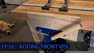 Let's Add a Yost 10" Front Vise to Workbench ($50 Amazon Find) | Ep. #28