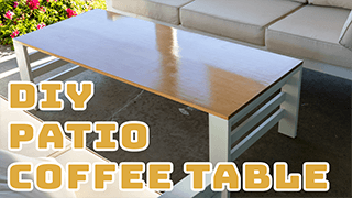 Patio/Coffee/Table Build | Modern Outdoor Furniture | #53