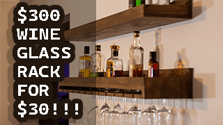 8 | Building an expensive looking wine glass rack | Polidact Woodworking